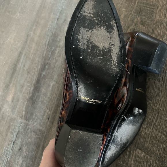 Saint Laurent Dylan tortoise shell patent boot - Picture 4 of 4